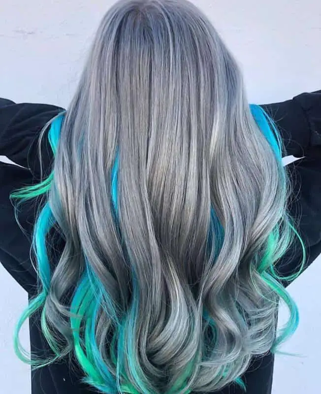 40+ Green Hairstyle Ideas That Will Blow Your Mind (2023 Update) 16 Aquamarine Hair With the Green Layers