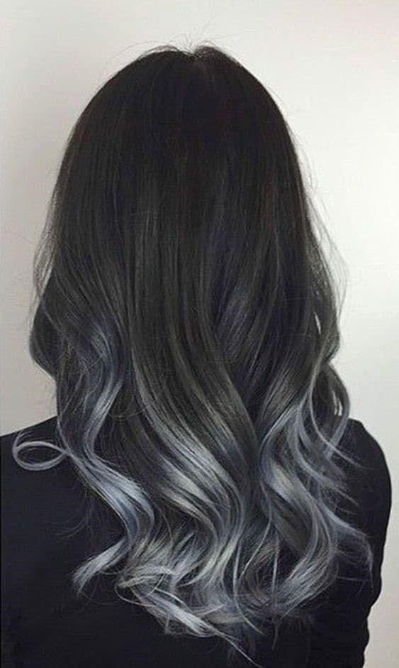 30+ Gorgeous Grey and Silver Highlights on Black Hair (2022 Updated) -  Tattooed Martha