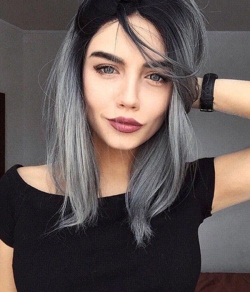 30+ Gorgeous Grey and Silver Highlights on Black Hair (2023 Update) 27 At-Home Maintenance