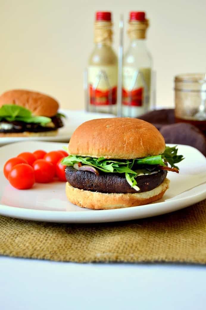 BALSAMIC VINAIGRETTE PORTOBELLO MUSHROOM BURGERS