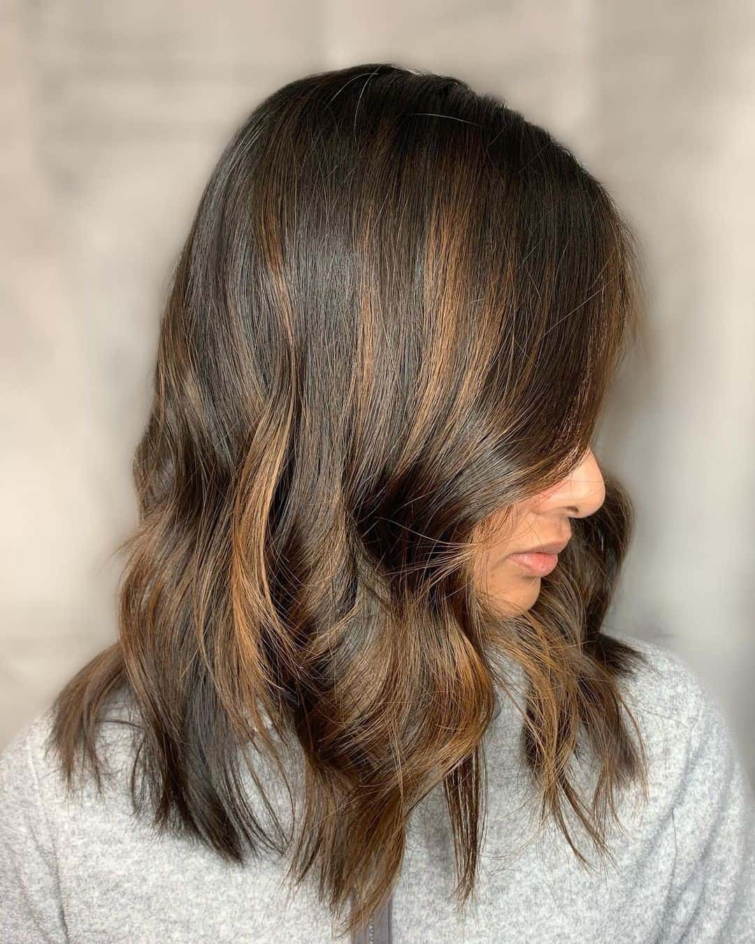 Balayage For Brown Hair Look 