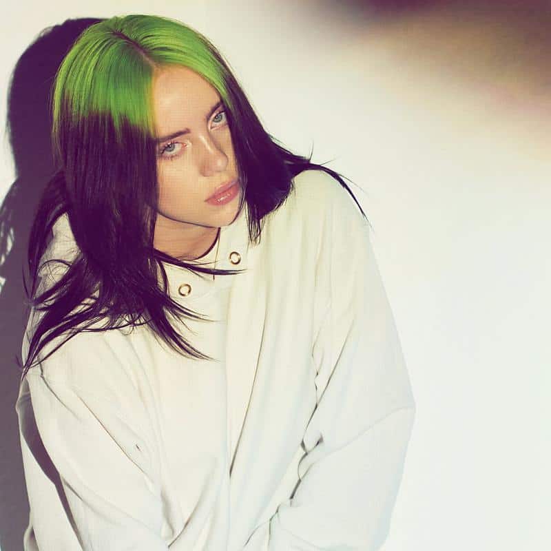 Billie Eilish Green Hair