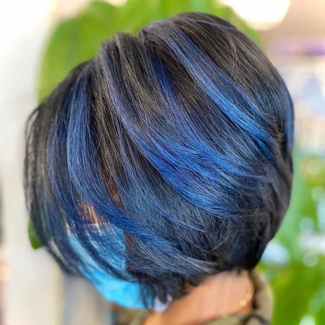Black And Blue Hair Dye