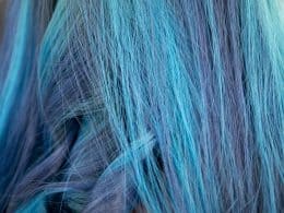 Black And Blue Hair