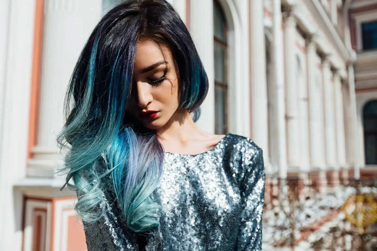 1. Grey Hair with Blue Highlights: 20 Stunning Looks for 2021 - wide 3