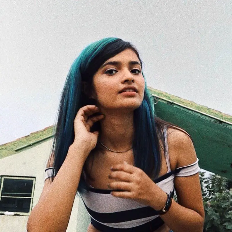 40 Best Blue Highlights on Black Hair Ideas (2023 Update) 40 Bright Blue Highlights 1