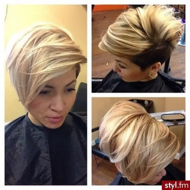 Bright Highlights Taper Haircut 3