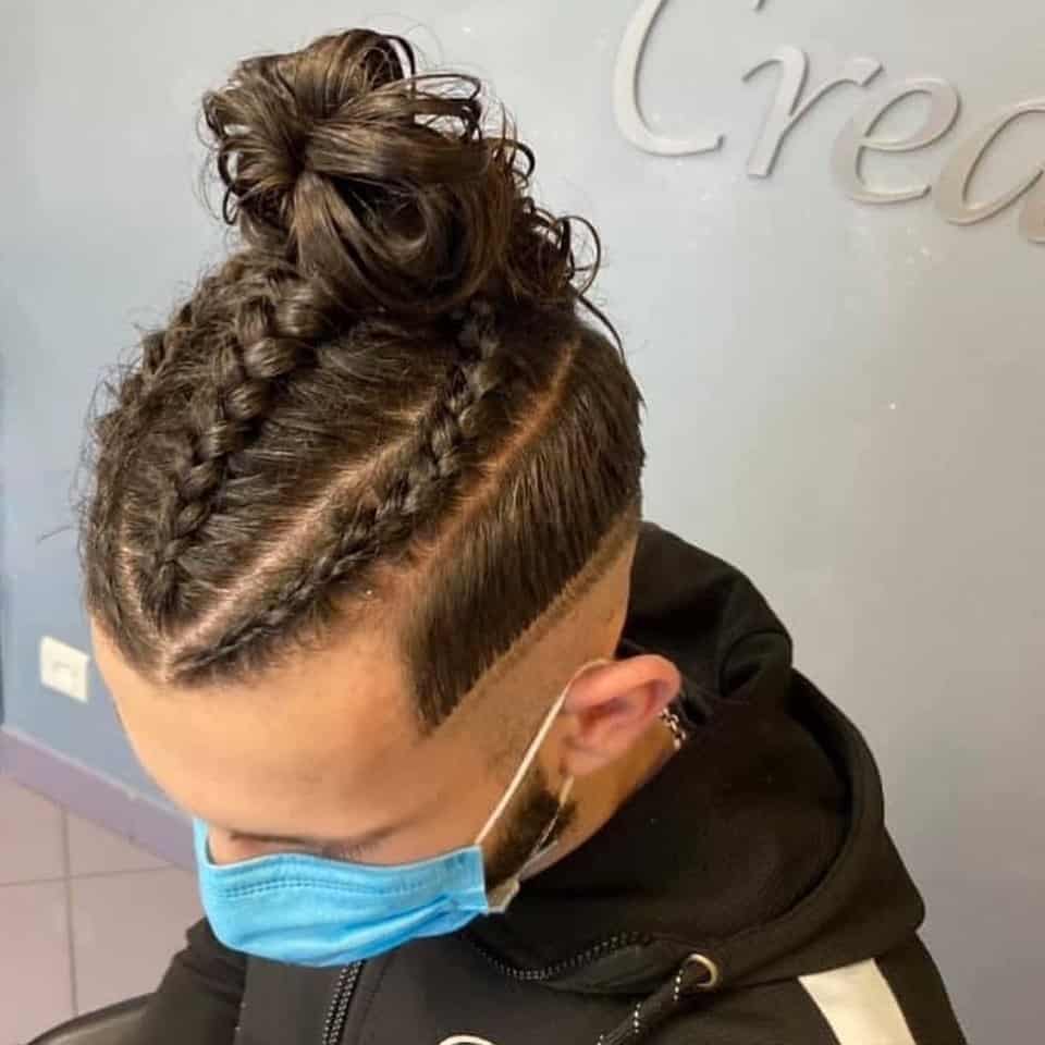 Top 30 Best Viking Hairstyle Ideas For Men (2023 Update) 22 Brown Hair Detailed Braids Viking Hairstyle