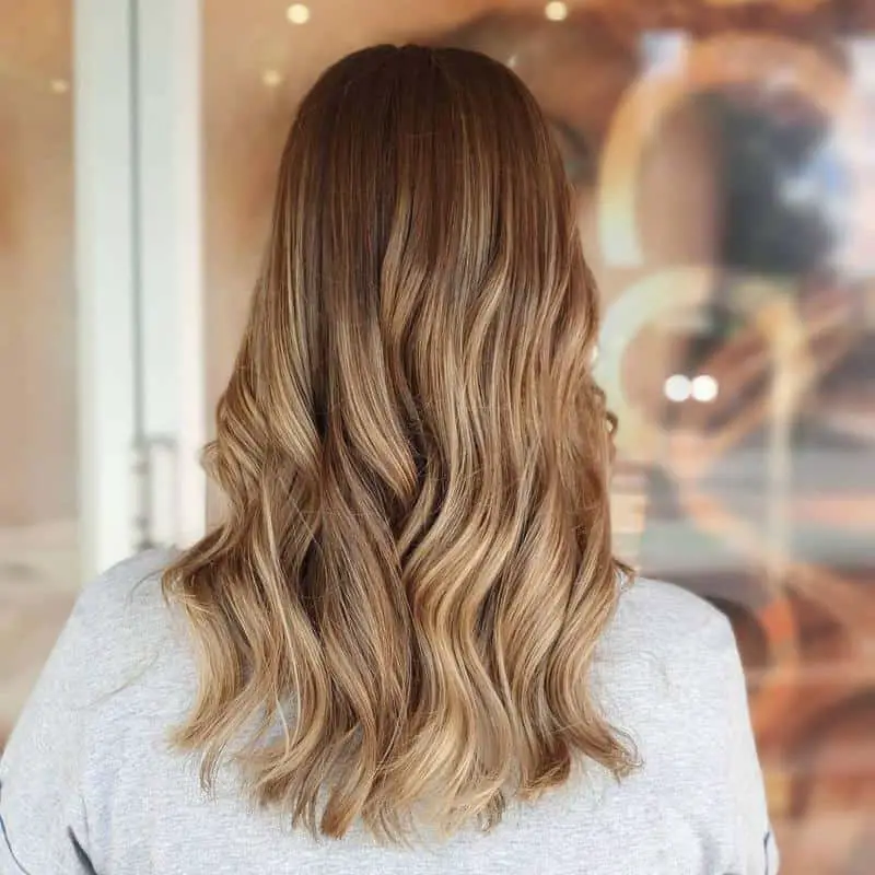 50+ Delicious Caramel Highlights on Brown Hair: Trendy Ideas For A Hair Makeover 36 Caramel Blonde Balayage 1