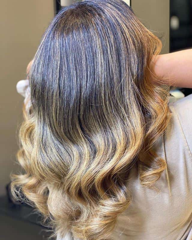 Caramel Highlights with Blonde Touches 3