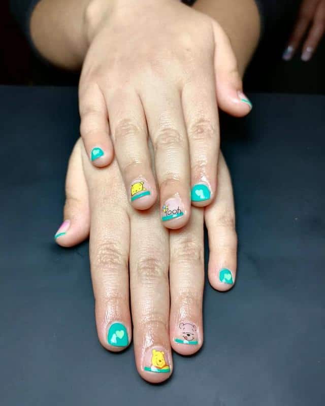 100+ Best Cute Nail Ideas for Kids (2023 Update) 31 Cartoon Nails for Kids 1