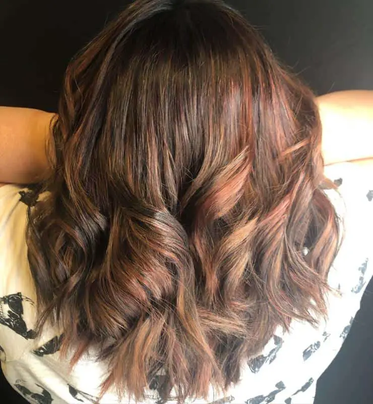 70+ Bold Dark Red Hair Styles: Latest Trends To Rock In 2022 59 Chestnut Highlights 2