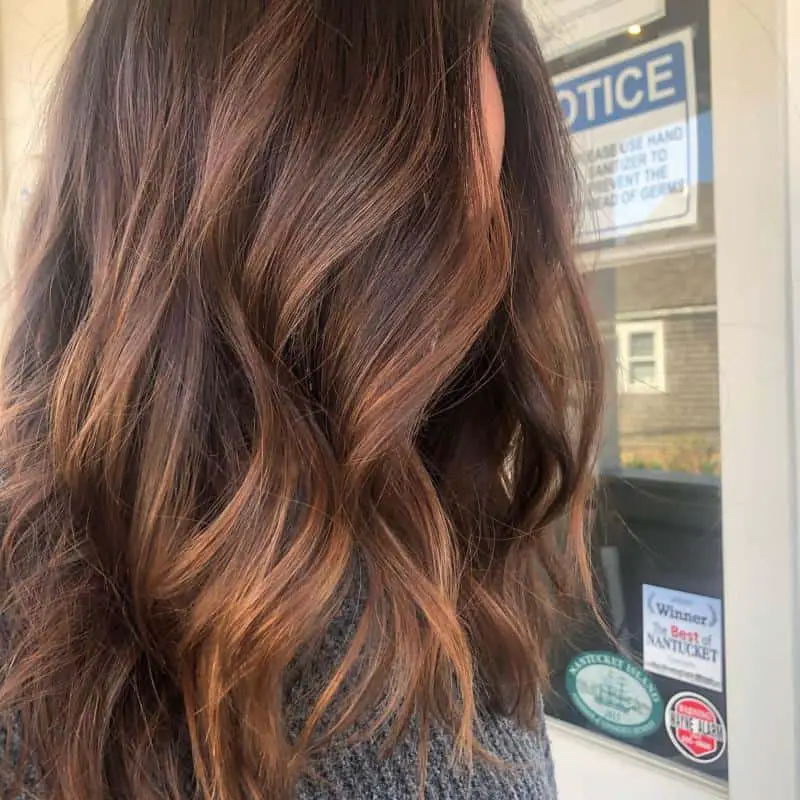 Red Highlights on Brown Hair: 40+ Most Trendy Ideas to Try Out 18 Cinnamon Toned Highlights 2