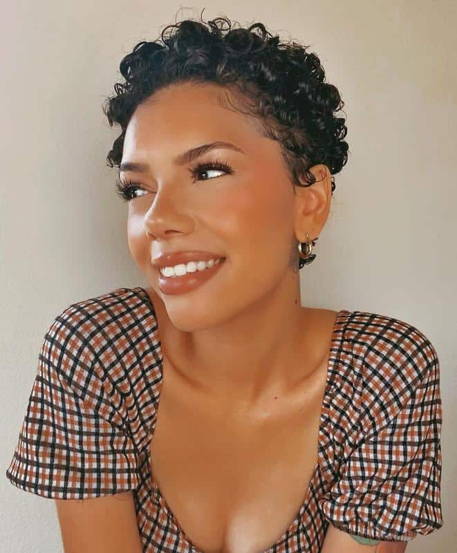 Curly Pixie For Black Women 1