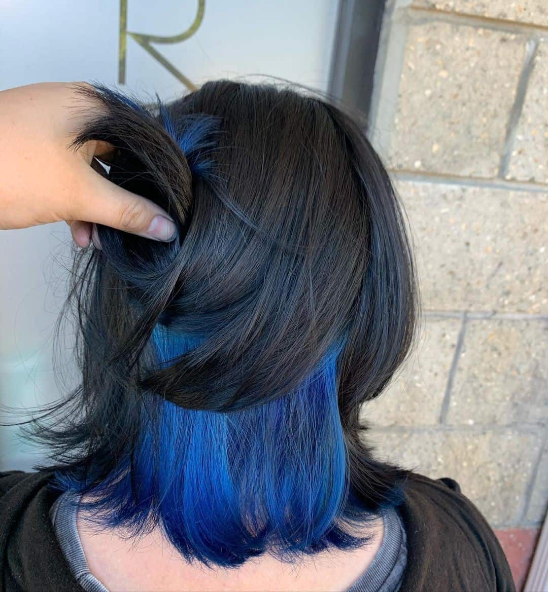 Top 30 Stylish Black & Blue Hair Ideas For Younger Women (2022 Updated) -  Tattooed Martha