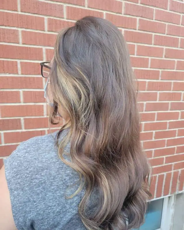Dark Brown with Partial Balayage 3