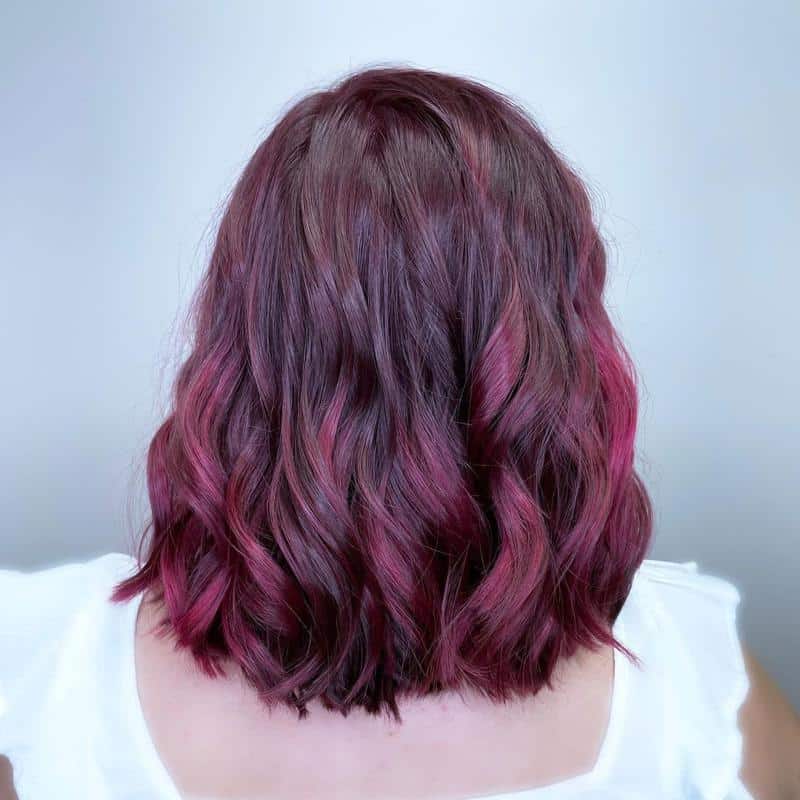 70+ Bold Dark Red Hair Styles: Latest Trends To Rock In 2022 21 Dark Cherry Red Hair 2