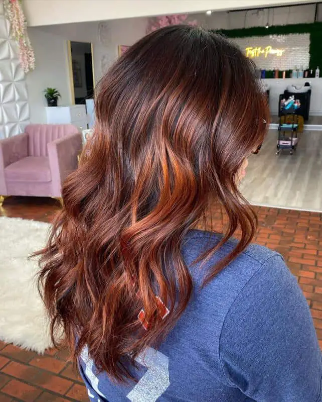 70+ Bold Dark Red Hair Styles: Latest Trends To Rock In 2022 18 Dark Copper Shade 2