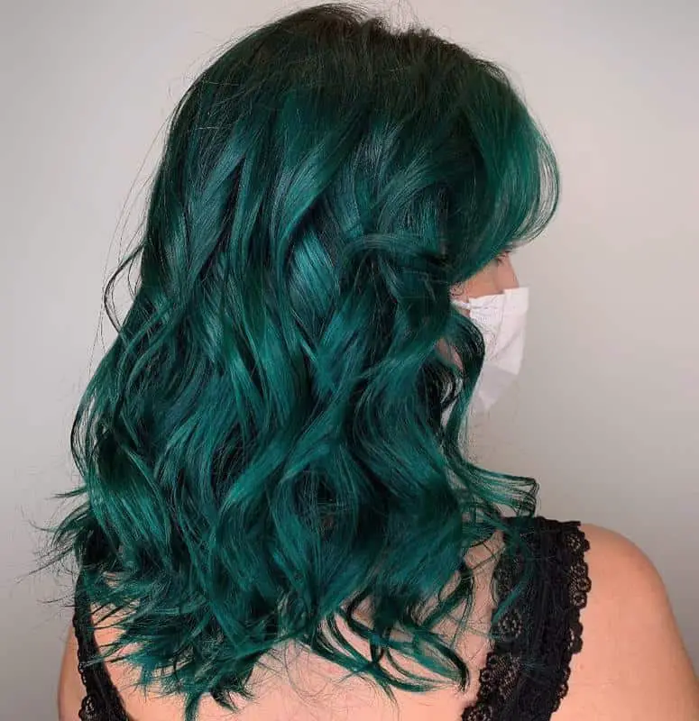 Dark Green Hair Dye