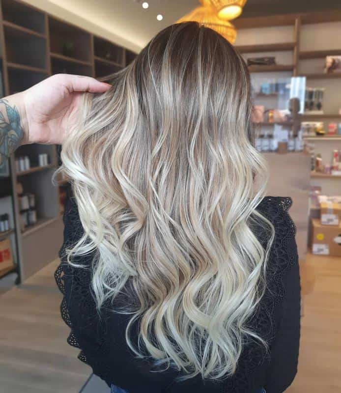 50+ Dark Roots with Blonde Hair Ideas (2023 Update) 26 Dark Roots Pearl Blonde 1