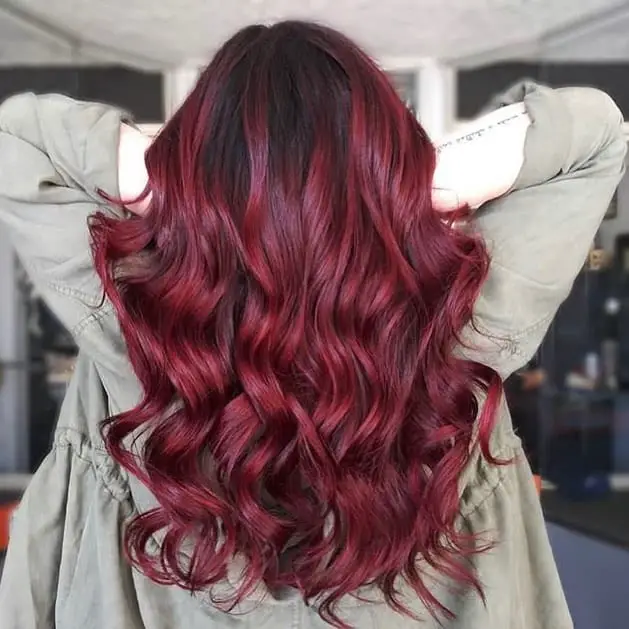 70+ Bold Dark Red Hair Styles: Latest Trends To Rock In 2022 14 Dark Roots Red Hair 1