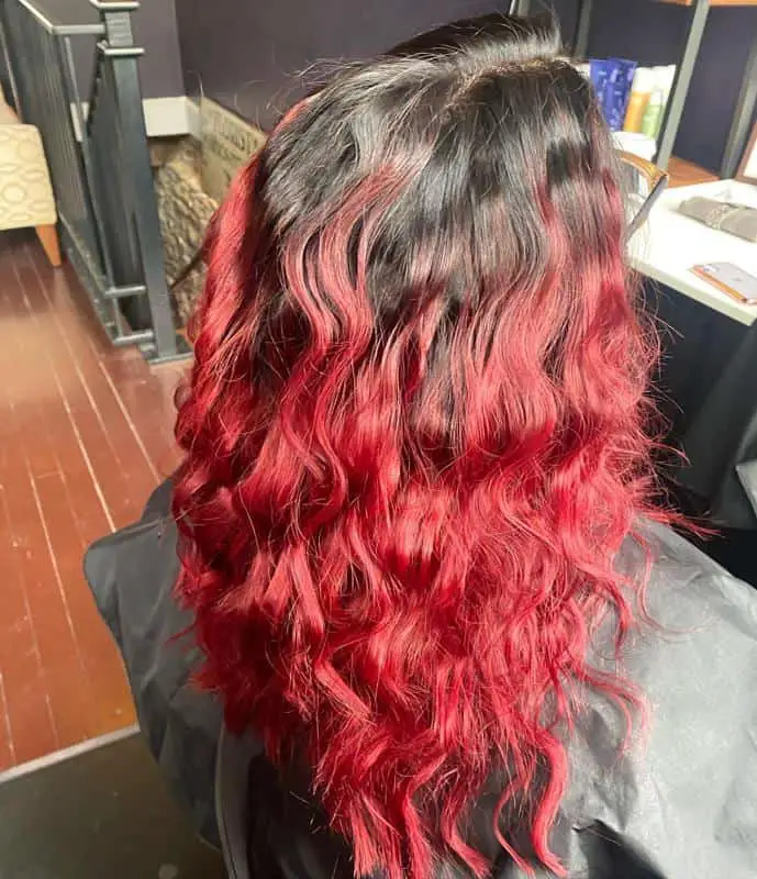 70+ Bold Dark Red Hair Styles: Latest Trends To Rock In 2022 16 Dark Roots Red Hair 3