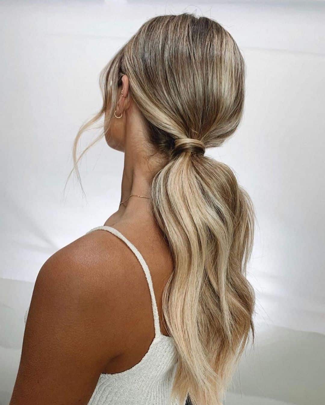 Elegant Messy Ponytail Hairstyles