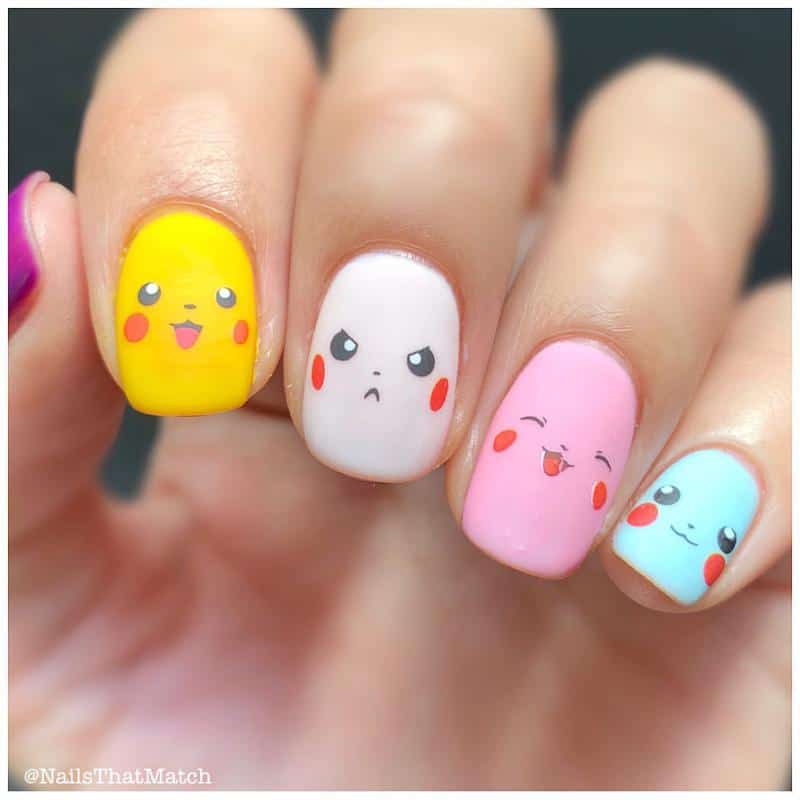 100+ Best Cute Nail Ideas for Kids (2023 Update) 87 Emoji Nails for Kids 1