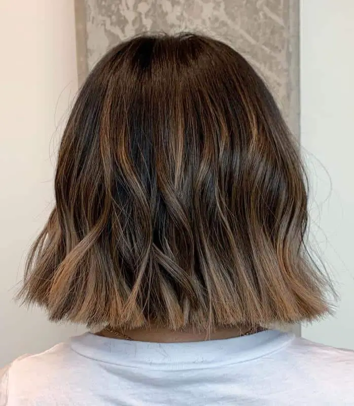 50+ Delicious Caramel Highlights on Brown Hair: Trendy Ideas For A Hair Makeover 31 Fashion Caramel Bronde Bob 1