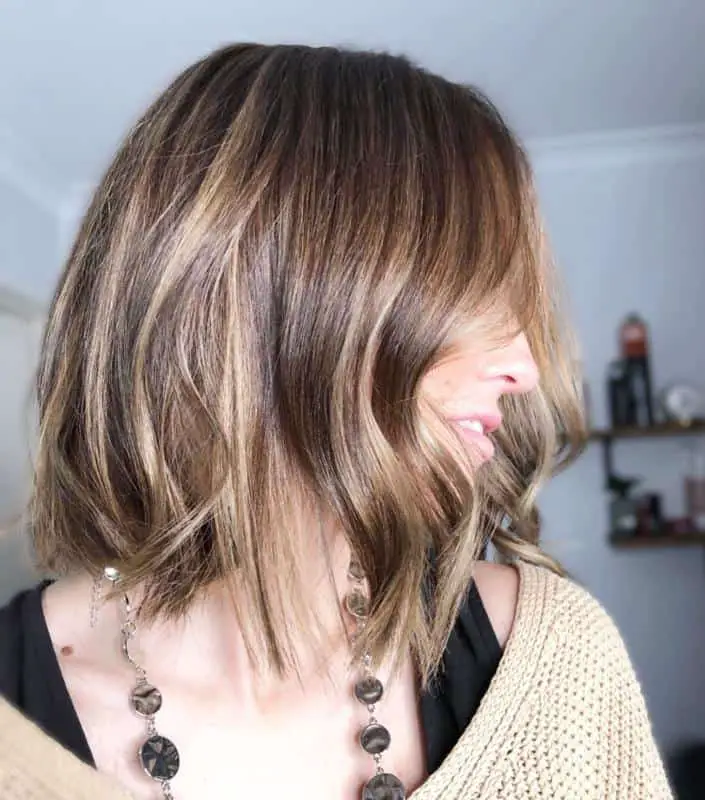 Fashion Caramel Bronde Bob 3