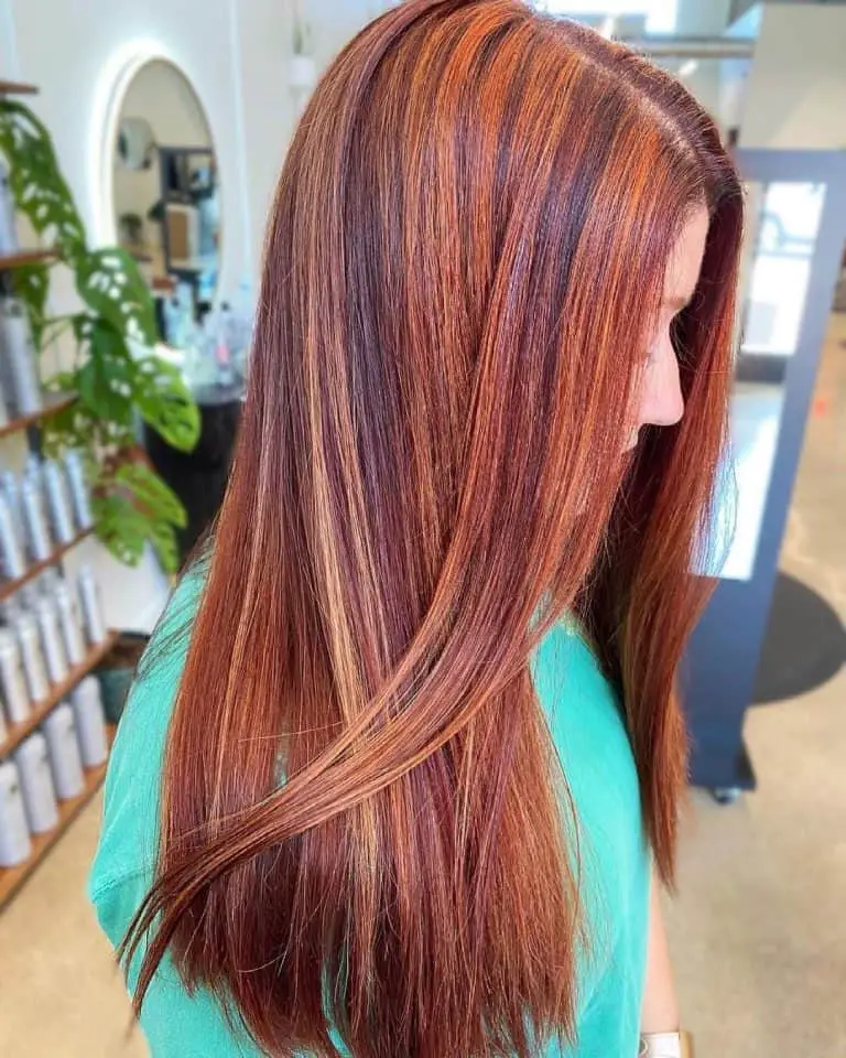 Top 30 Copper Highlights On Brown Hair (Short And Long) Tattooed Martha