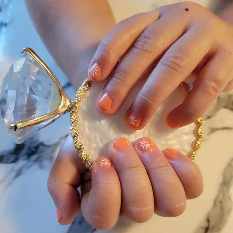 100+ Best Cute Nail Ideas for Kids (2023 Update) 40 Floral Nails for Kids 1