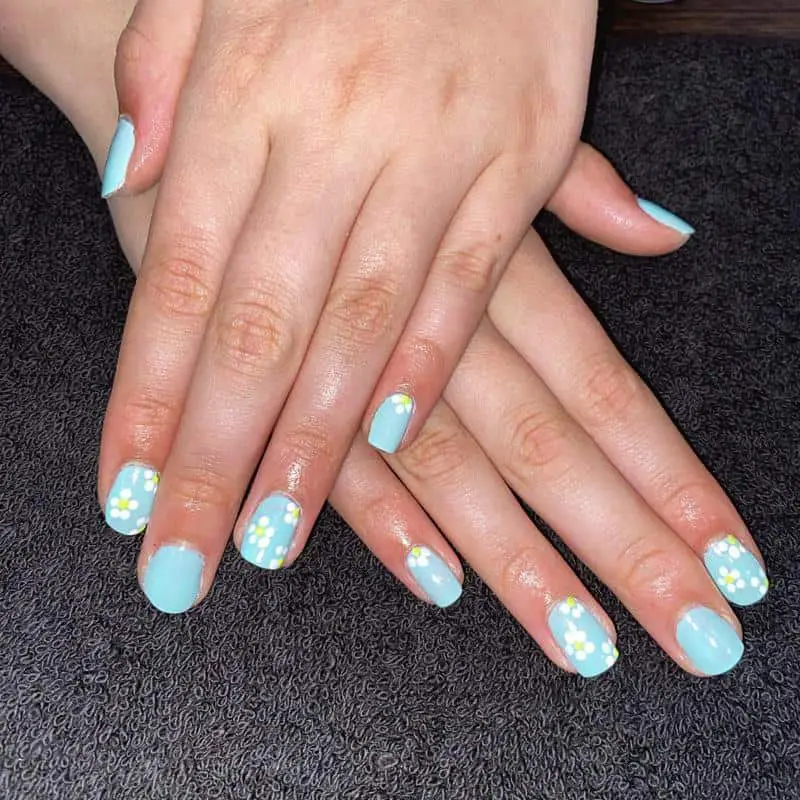 Floral Nails for Kids 2