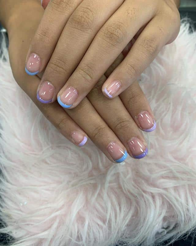 French Manicure Nails for Kids 2