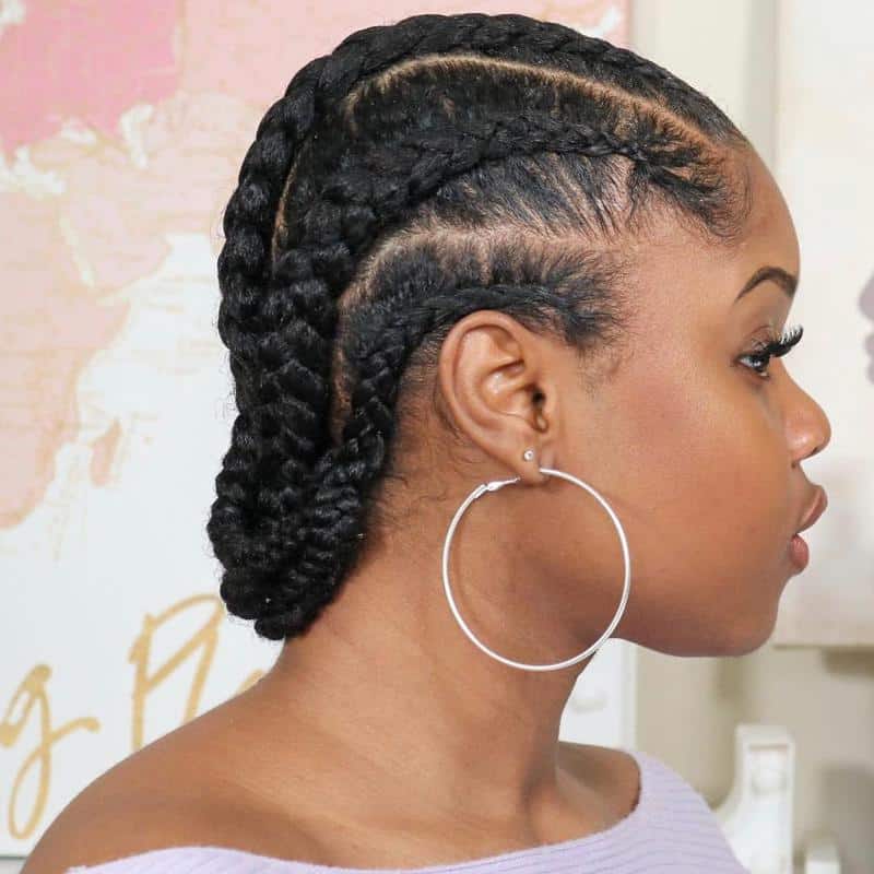 Fulani Braids For Black Women 1