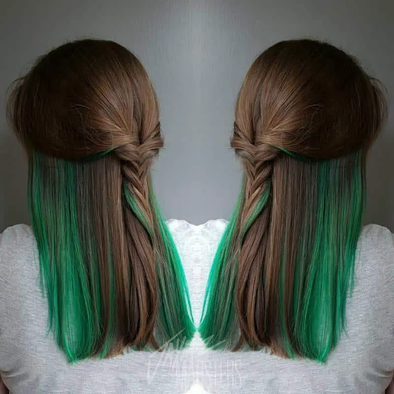 Green Hair Underneath