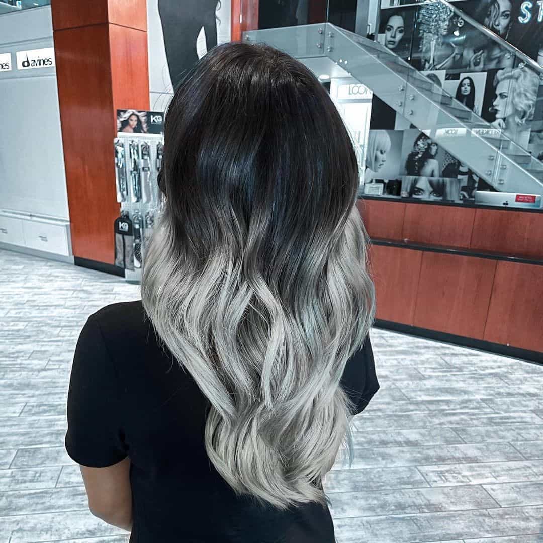 30+ Gorgeous Grey and Silver Highlights on Black Hair (2022 Updated) -  Tattooed Martha