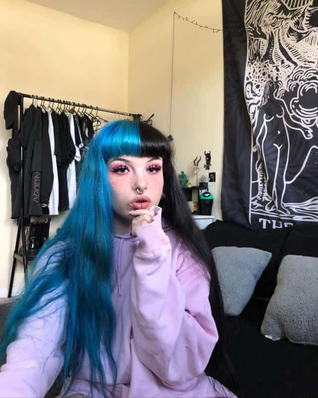 40 Best Blue Highlights On Black Hair Ideas 21 Updated Tattooed Martha 40 Best Blue Highlights On Black Hair Ideas 21 Updated Tattooed Martha