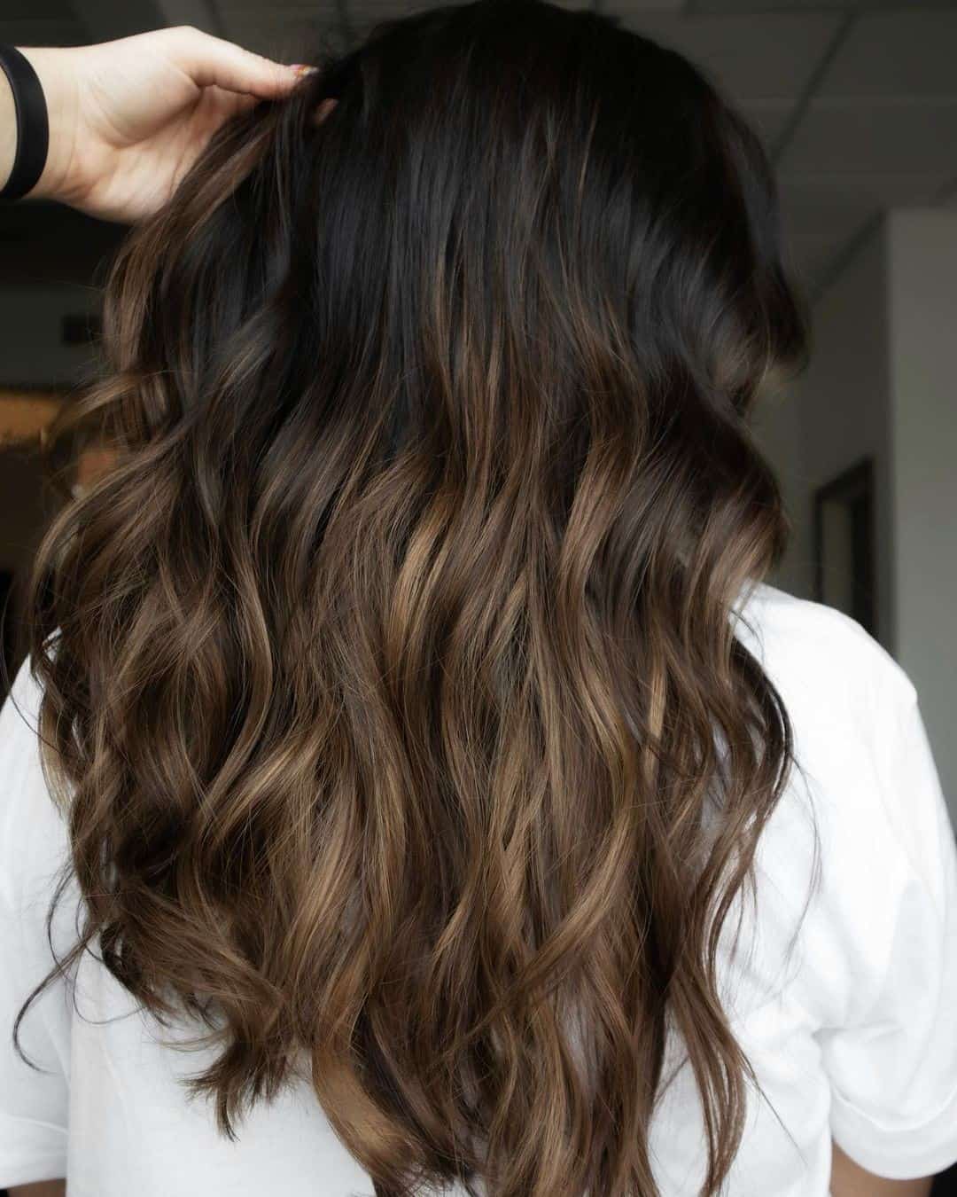 Light Brown Balayage For Dark Hair