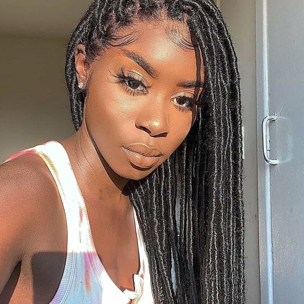 Long Black Braids Crochet Hair