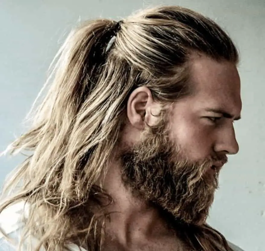 Long Blonde Viking Hair