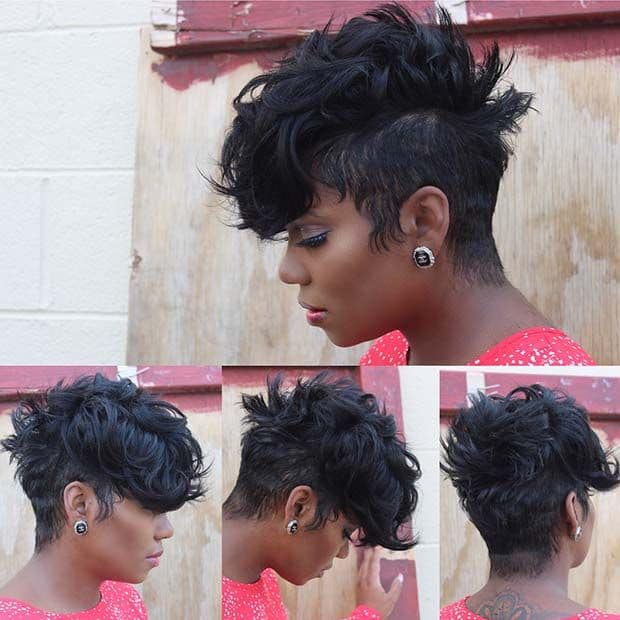 50+ Short Hairstyles For Black Women: 2022 Favorite Looks 39 Long Top Short Sides Hairstyle 2