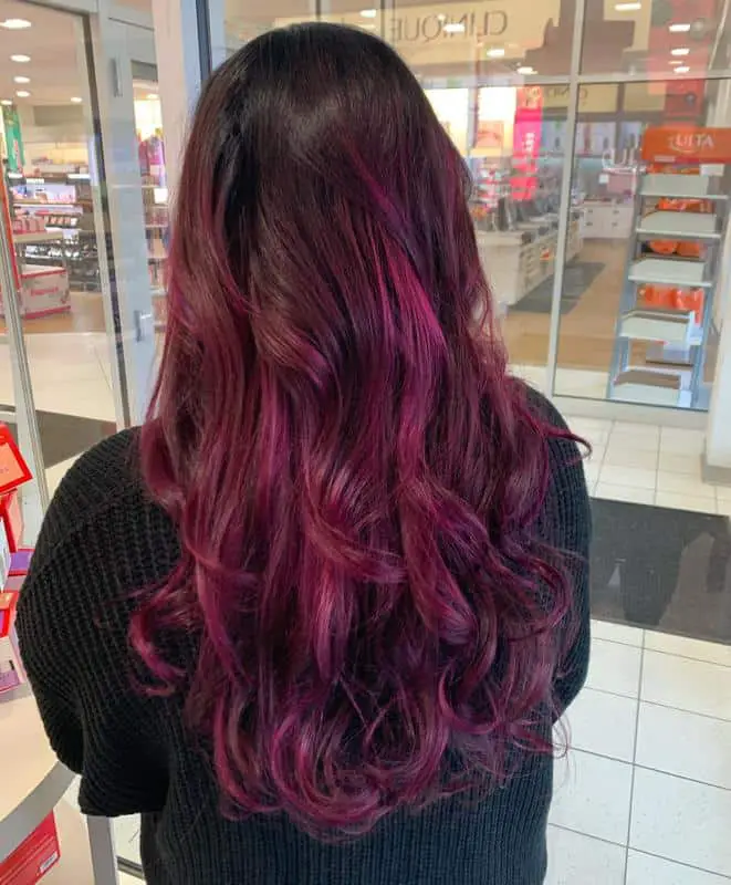 Red Highlights on Brown Hair: 40+ Most Trendy Ideas to Try Out 26 Maroon Highlights 1