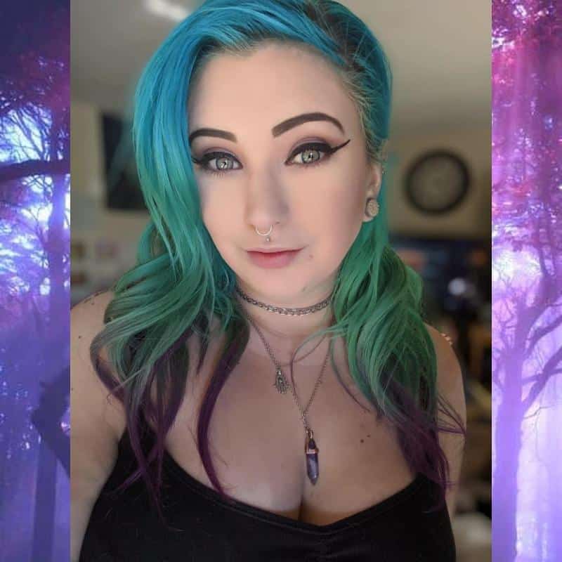 30+ Popular and Eye-Catching Purple and Blue Combination Hairstyles 27 Mermaid Tail