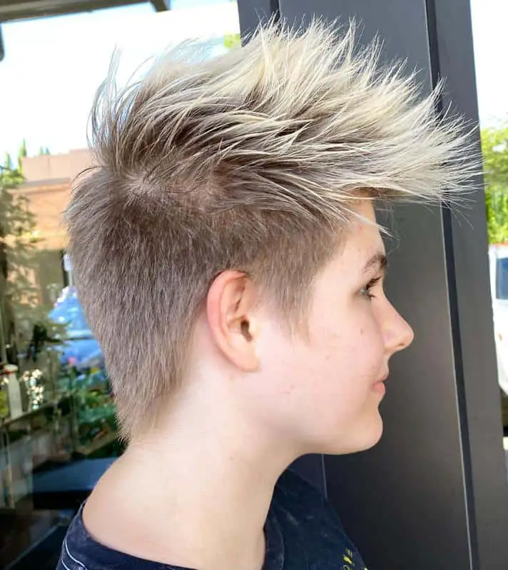 Mohawk cut pre-teen girls