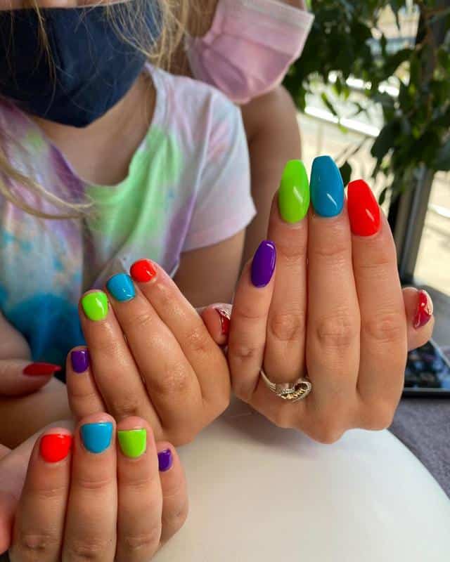 100+ Best Cute Nail Ideas for Kids (2023 Update) 100 Mother Daughter Nails for Kids 2
