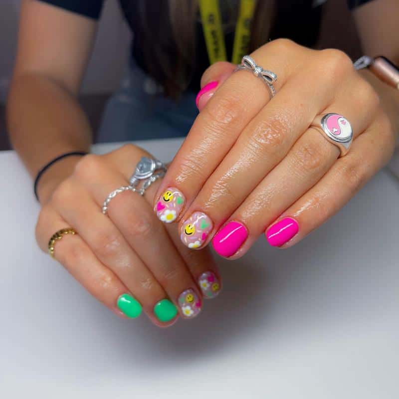 Neon Nails for Kids 3