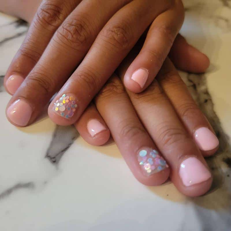 100+ Best Cute Nail Ideas for Kids (2023 Update) 19 Neutral Nails for Kids 1