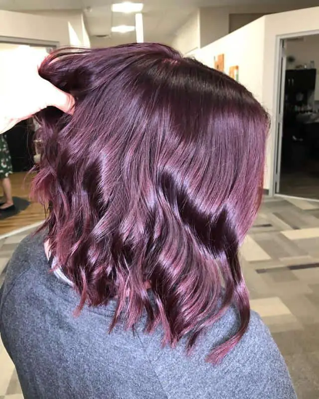 70+ Bold Dark Red Hair Styles: Latest Trends To Rock In 2022 3 Plum Dark Red Hair Choice 2