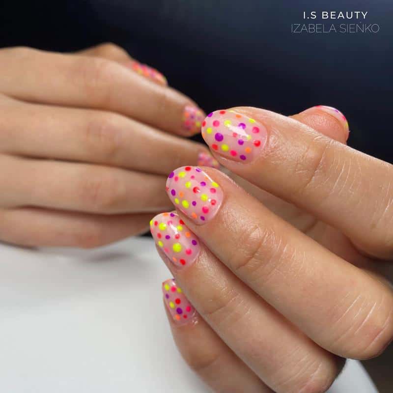 100+ Best Cute Nail Ideas for Kids (2023 Update) 62 Polka Dots Nails for Kids 3
